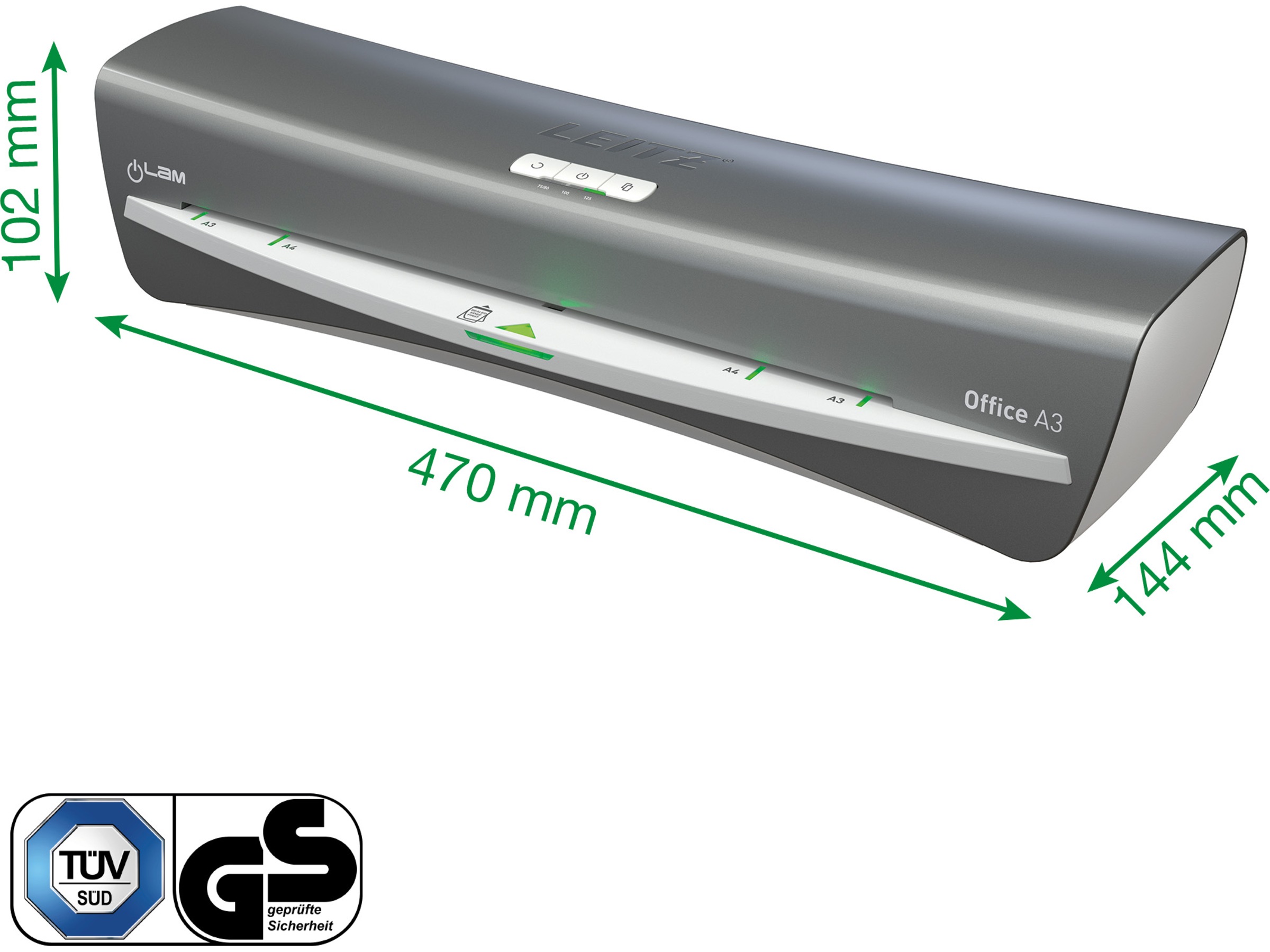 Leitz Lamineringsmaskin iLAM Office A3 Lamineringsmaskiner