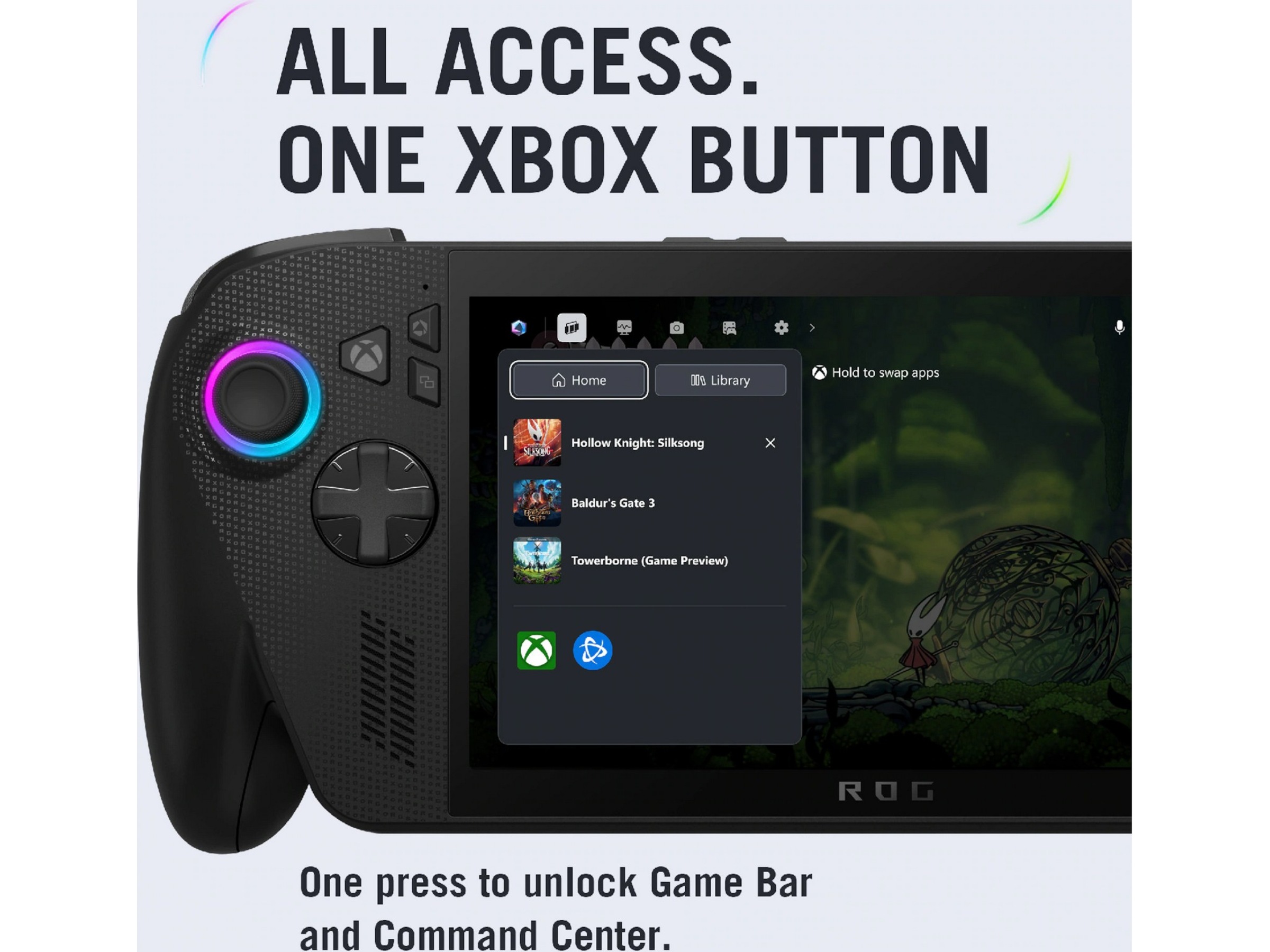 ROG Xbox Ally X -B-Grade Demo gaming