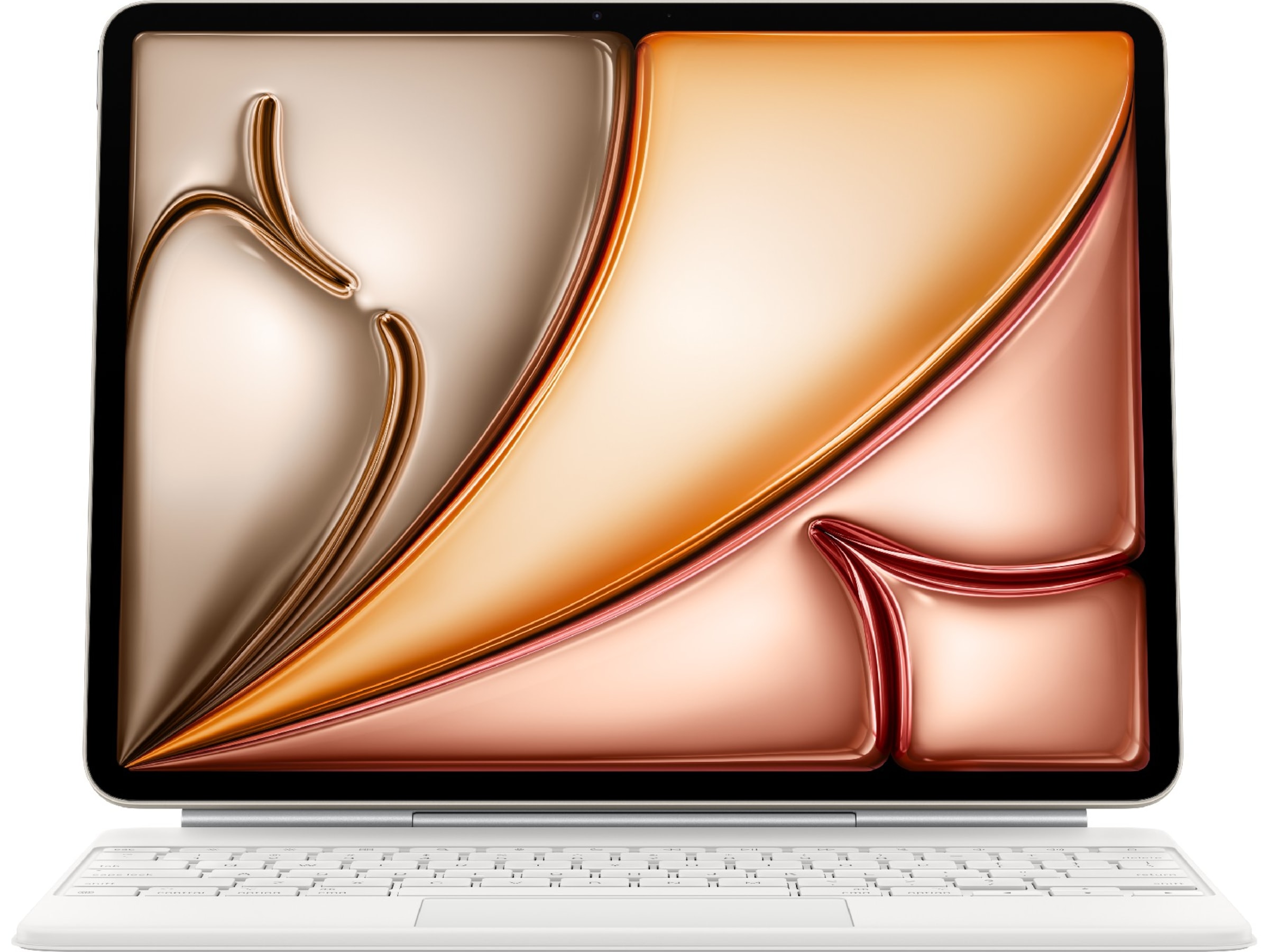 Apple iPad Air 13" Magic Keyboard (hvit) Tastatur og stylus