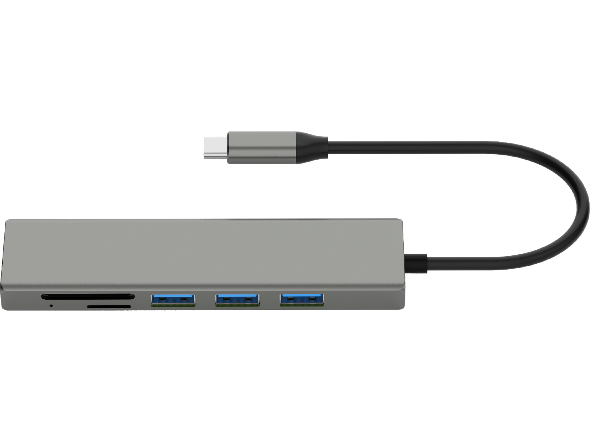 Andersson USB-C Hub (grå) Dockingstasjon & USB-HUB