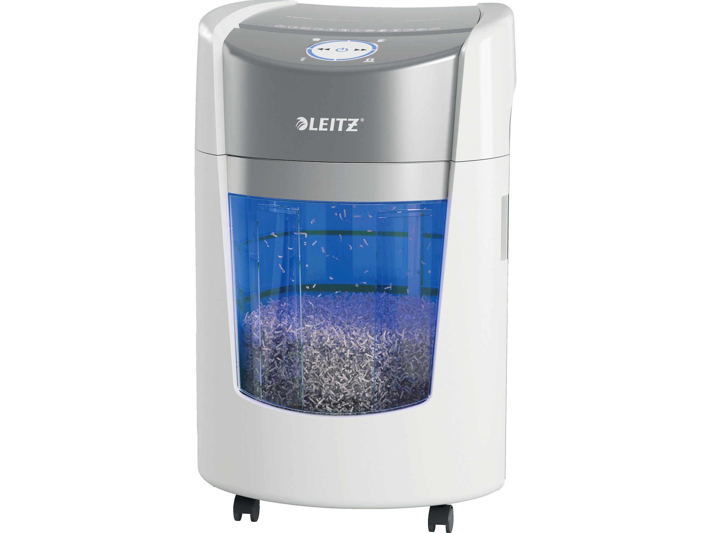 Leitz Makuleringsmaskin IQ OptiMax Small Office 350 Mikrokutt P5 Makuleringsmaskiner