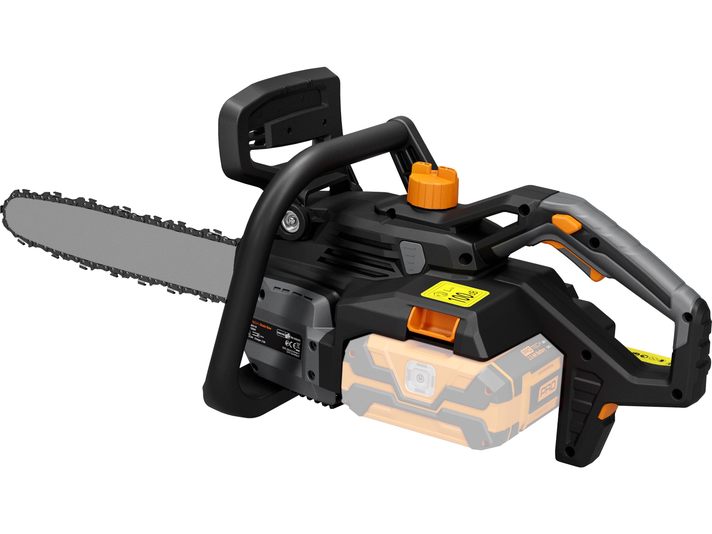 Protech +62 Volt børsteløs motorsag Motorsager