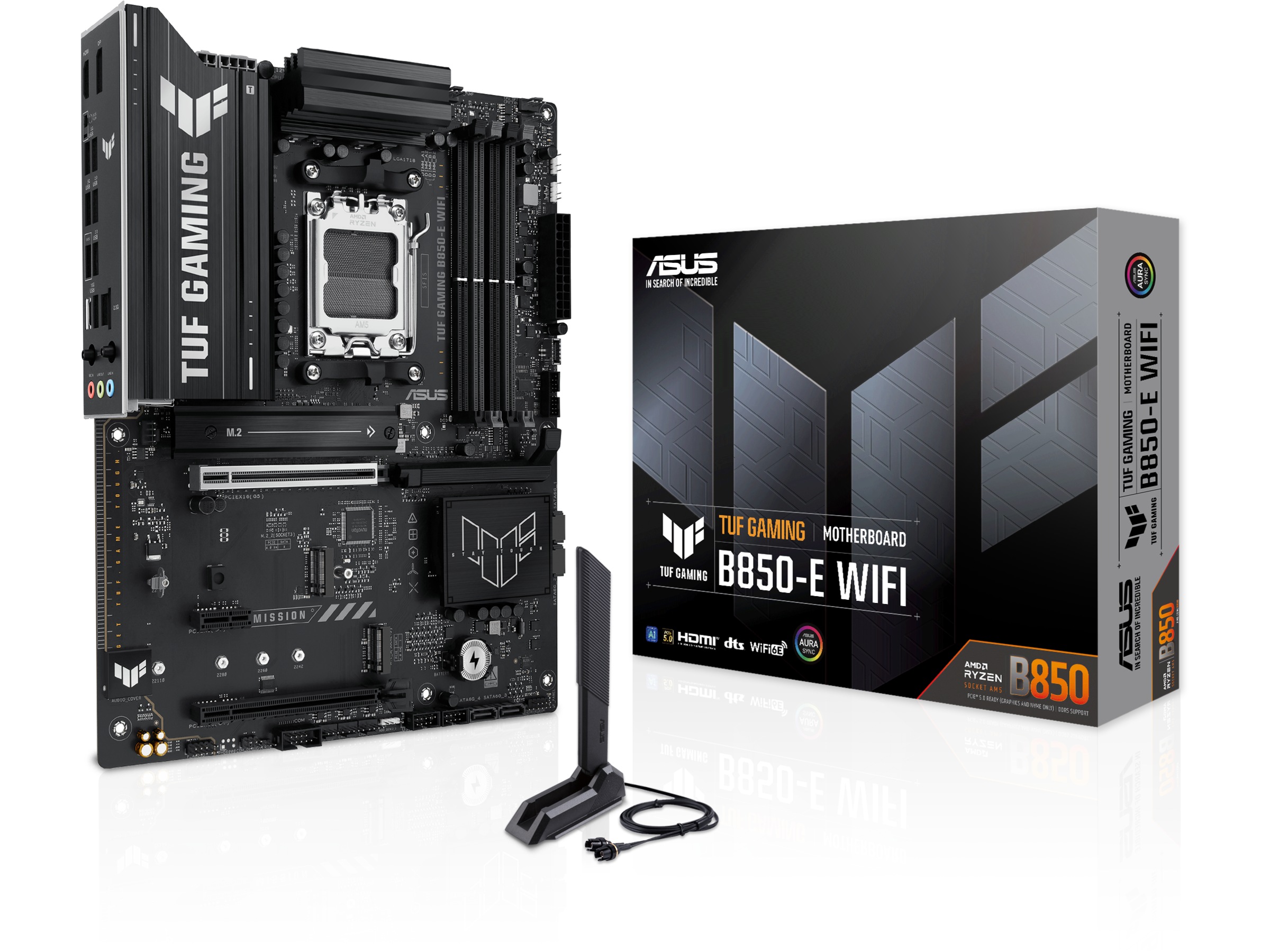 ASUS TUF GAMING B850-E WIFI Hovedkort AMD Socket