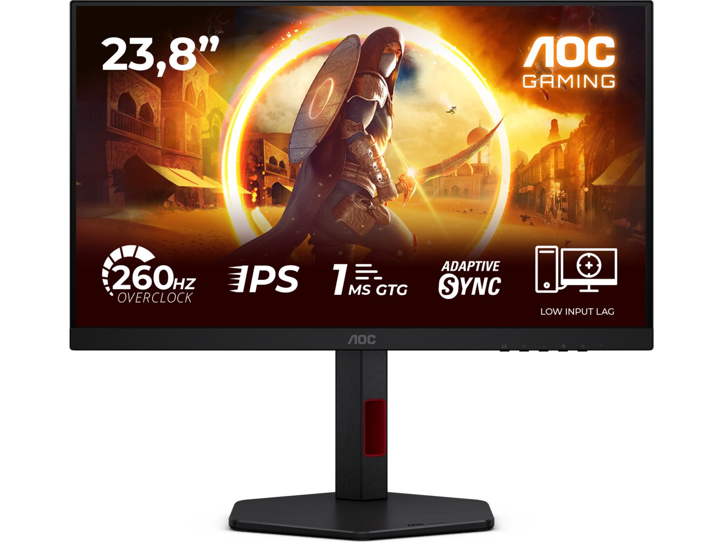 AOC 24" gamingskjerm 24G4ZR Skjermer