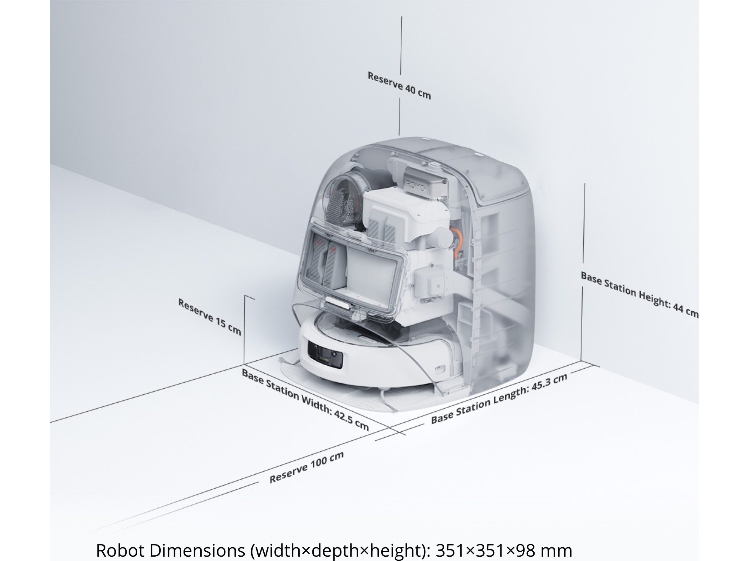 DJI ROMO P Robotstøvsugere