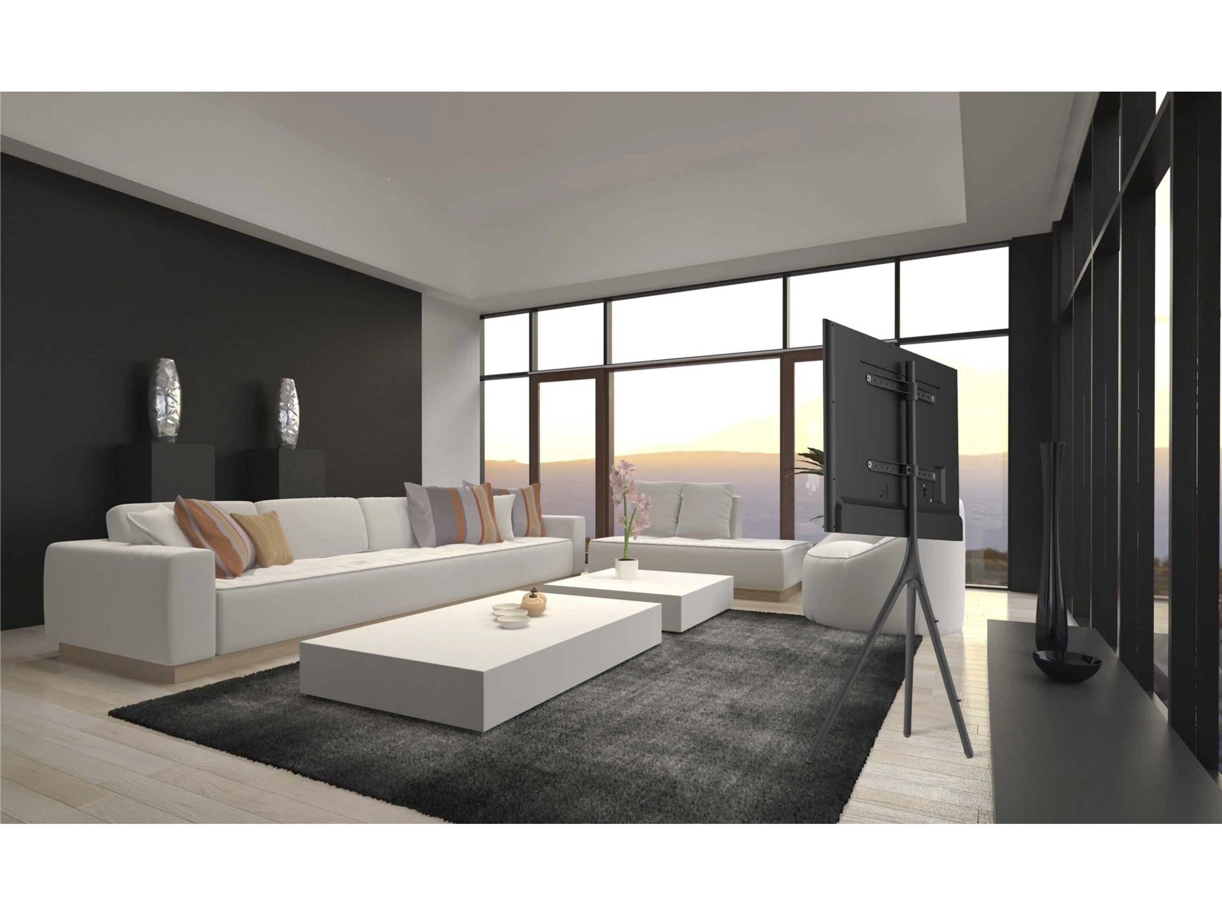 Andersson ATS gulvstativ TV 32-65" (sort) Veggfeste & TV-stativ