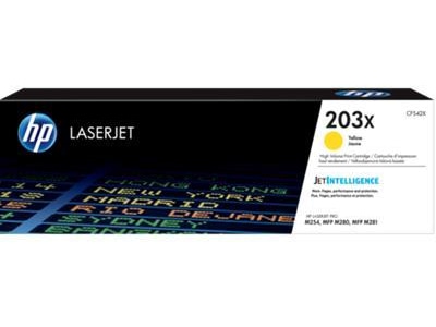 Toner HP CF542X 2,5K 203X gul Lasertoner