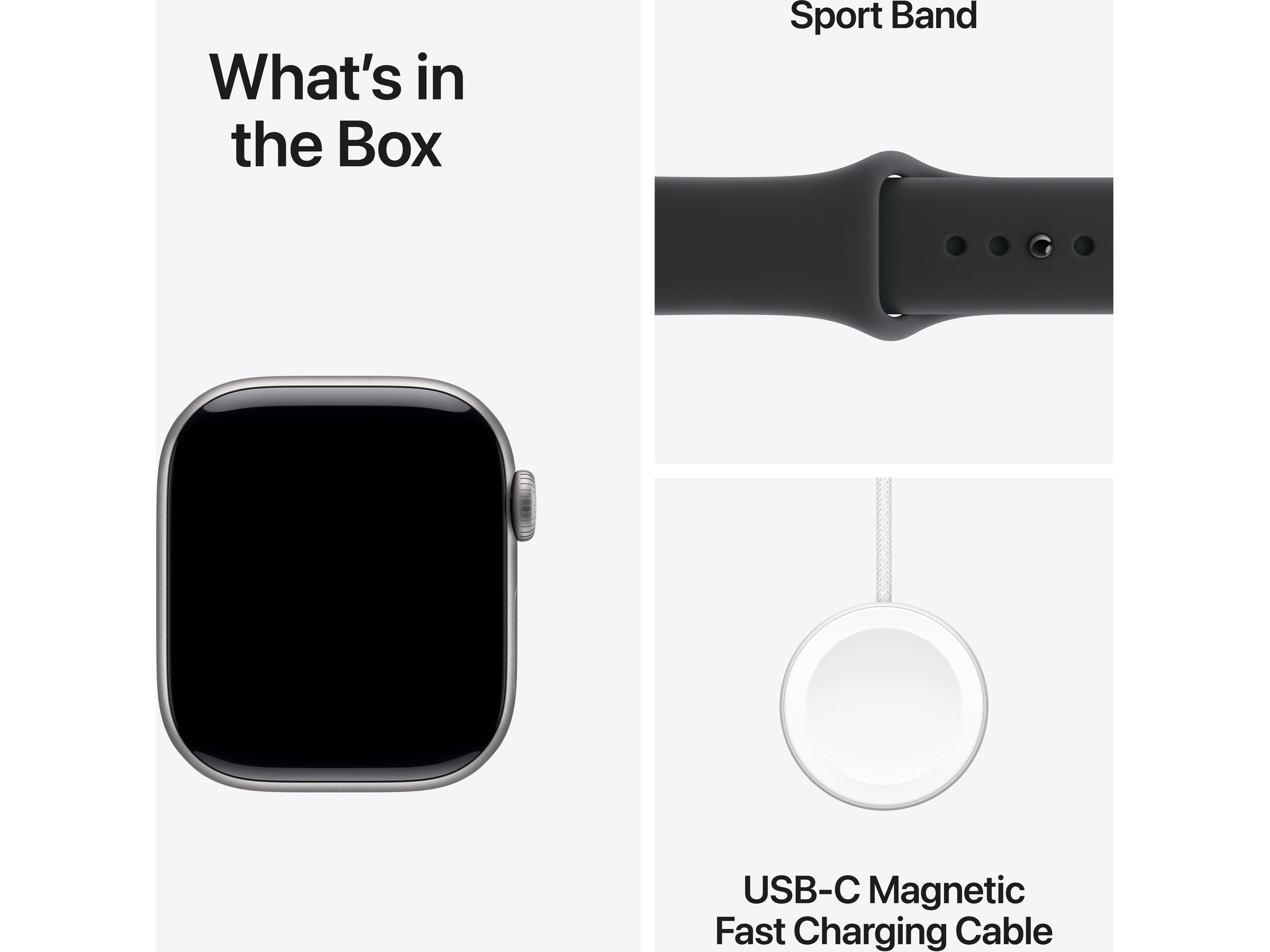 Apple Watch Series 11 GPS + LTE 42mm Aluminium (stellargrå) Smartklokker