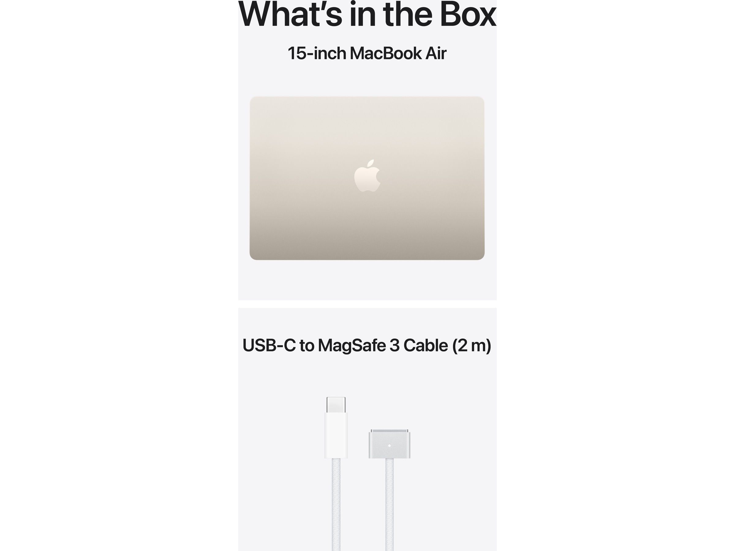 MacBook Air 15" M5 (2026) 1TB (stjerneskinn) PC - Bærbar / laptop