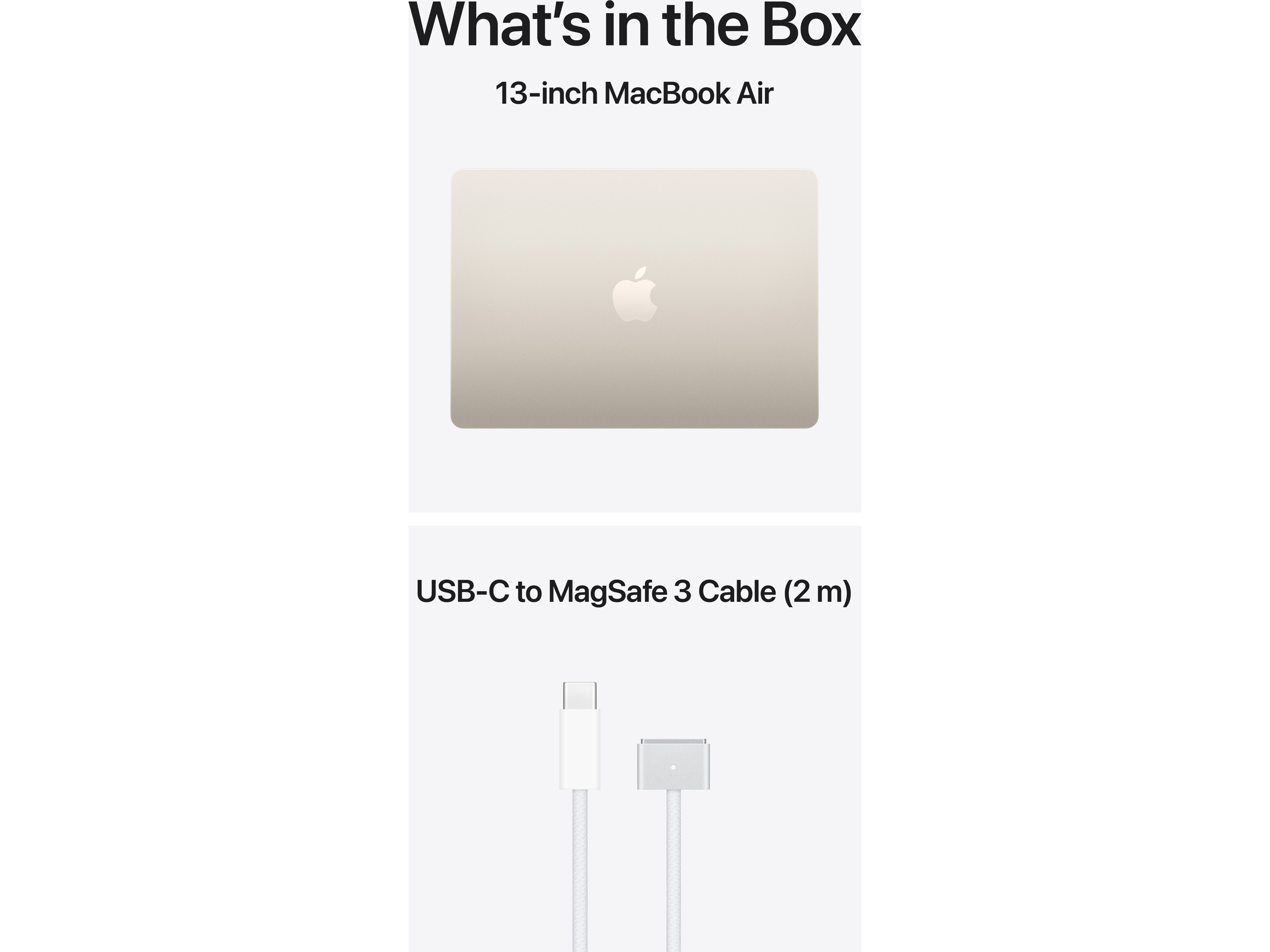 MacBook Air 13" M5 (2026) 1TB (stjerneskinn) PC - Bærbar / laptop