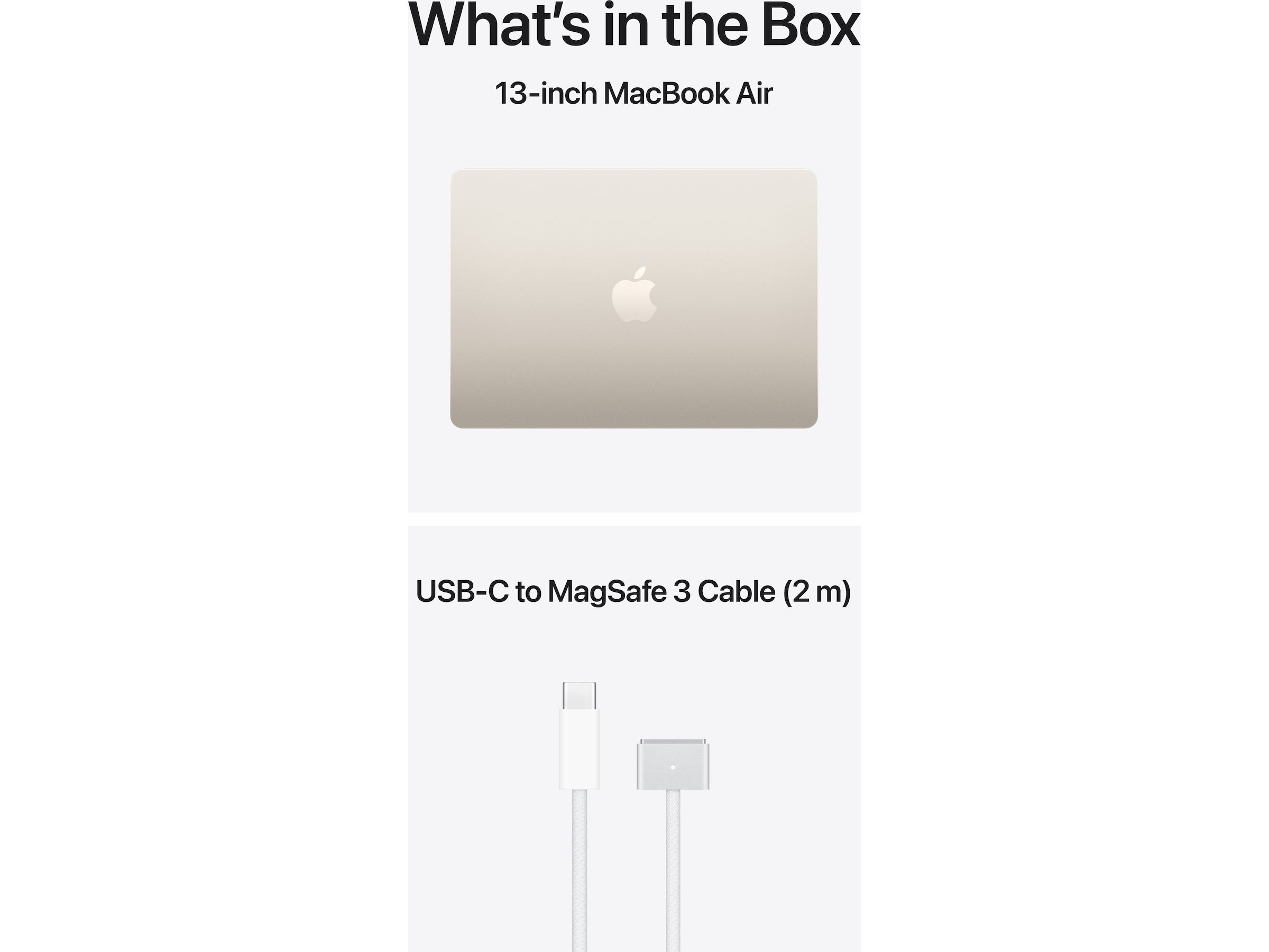 MacBook Air 13" M5 (2026) 1TB (stjerneskinn) PC - Bærbar / laptop