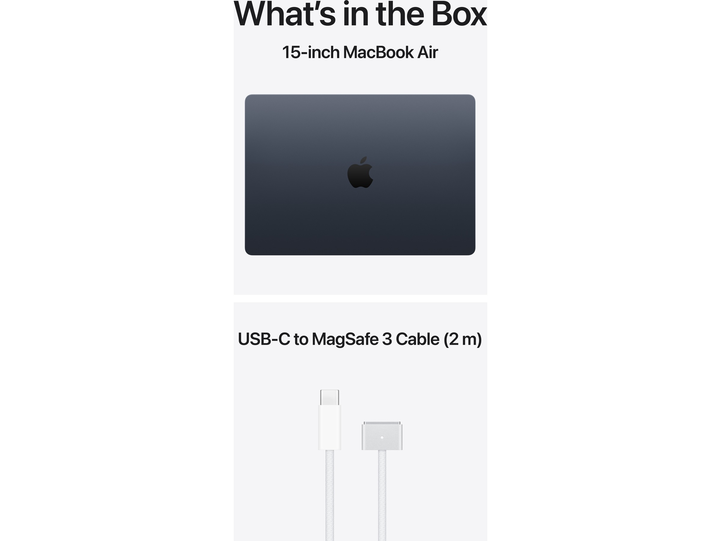 MacBook Air 15" M5 (2026) 1TB (midnatt) PC - Bærbar / laptop