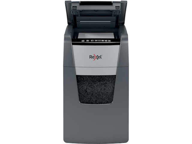 Rexel Makuleringsmaskin Optimum AutoFeed+ 150X automatisk krysskutt P4 Makuleringsmaskiner