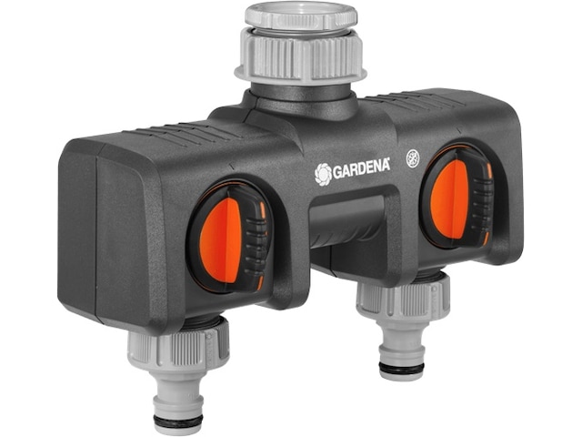 Gardena Dobbel krankobling Deler og ventiler til hageslanger