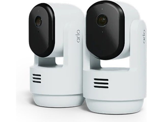 Arlo Essential 3 2K PTZ innendørs overvåkningskamera 2-pack Overvåkningskameraer