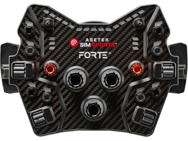 Asetek Forte GT Button Box (sort, aluminium) Ratt & pedaler