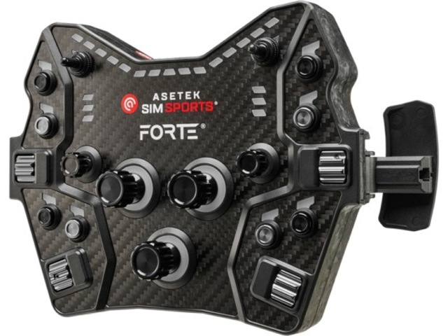 Asetek Forte GT Button Box (sort, aluminium) Ratt & pedaler