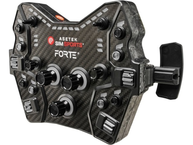Asetek Forte GT Button Box (sort, aluminium) Ratt & pedaler