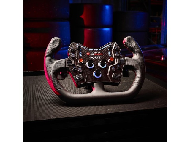 Asetek Forte GT Button Box (sort, aluminium) Ratt & pedaler