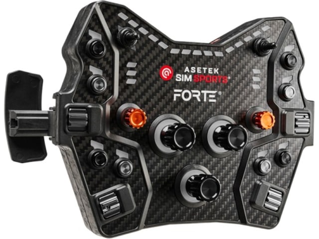 Asetek Forte GT Button Box (sort, aluminium) Ratt & pedaler
