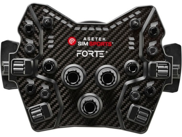 Asetek Forte GT Button Box (sort, aluminium) Ratt & pedaler
