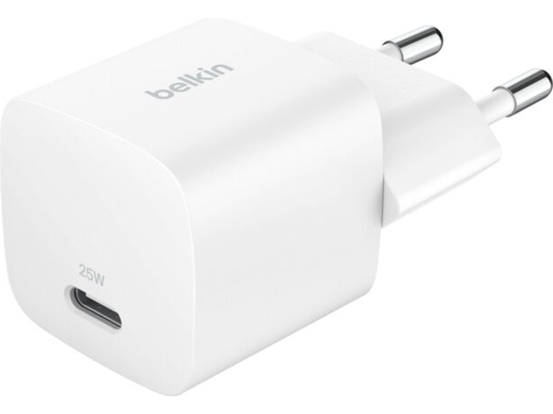 Belkin 25W USB-C Vegglader (hvit) Mobilladere