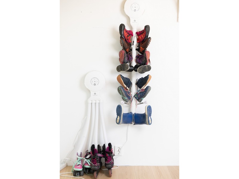 Hedgehog Wall tørkestativ (hvit) Skotørkere