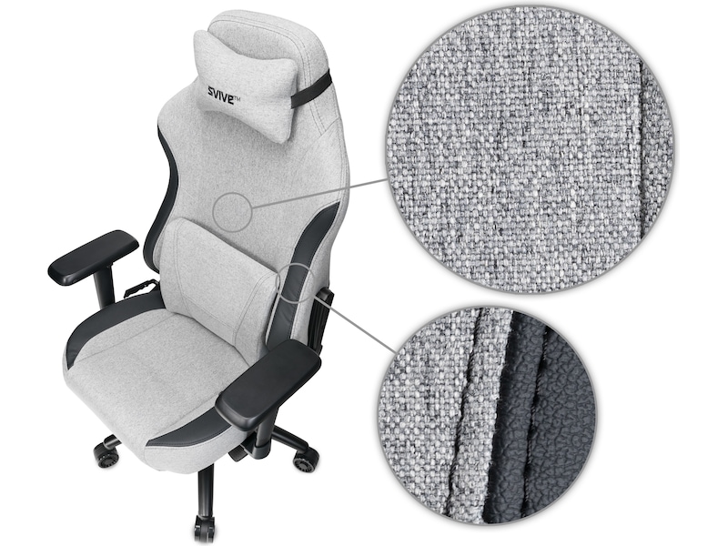 Svive Gemini Gamingstol (lys grå) Gamingstoler