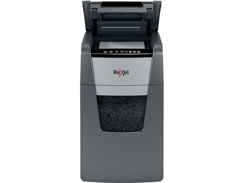 Rexel Makuleringsmaskin Optimum AutoFeed+ 150X automatisk krysskutt P4 Makuleringsmaskiner