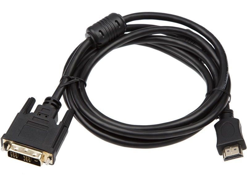 HDMI til DVI kabel 3m (sort) Monitorkabler