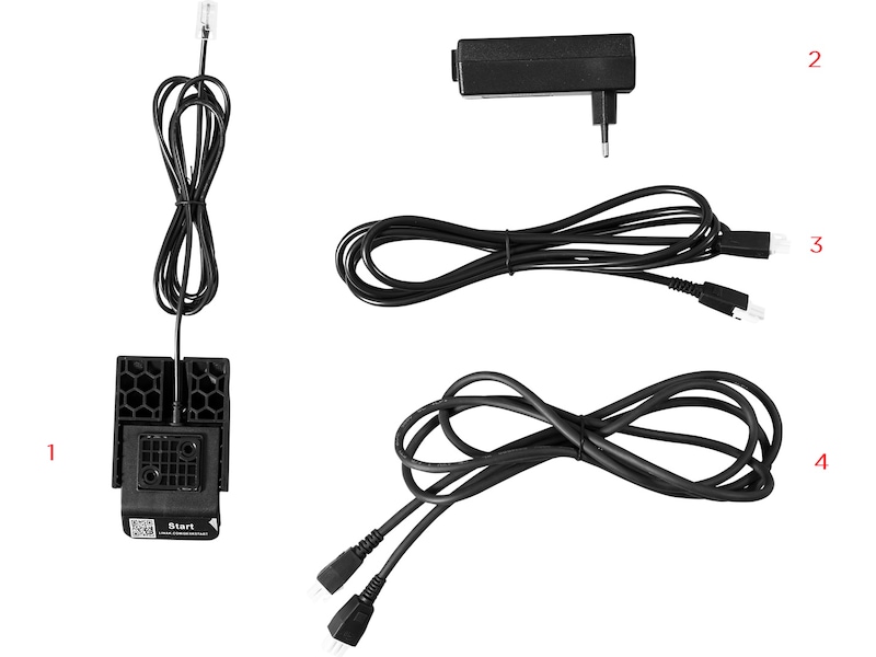 Kenson elektrisk understell - hvit Understell/bordben