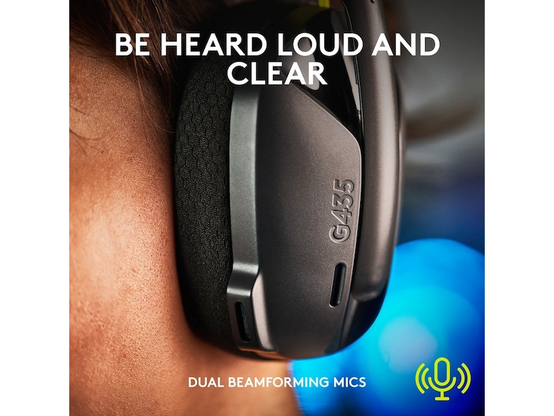 Logitech G435 LIGHTSPEED Trådløst Gaming Headset (sort) Gaming headset