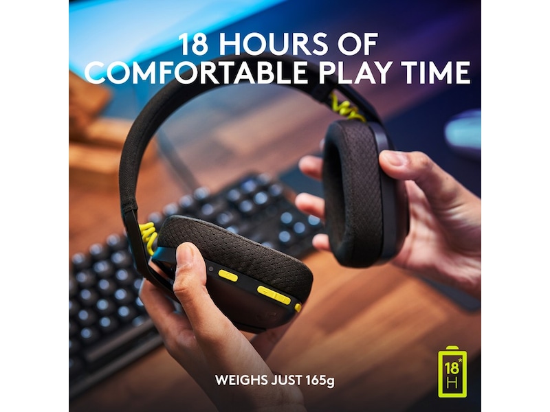 Logitech G435 LIGHTSPEED Trådløst Gaming Headset (sort) Gaming headset