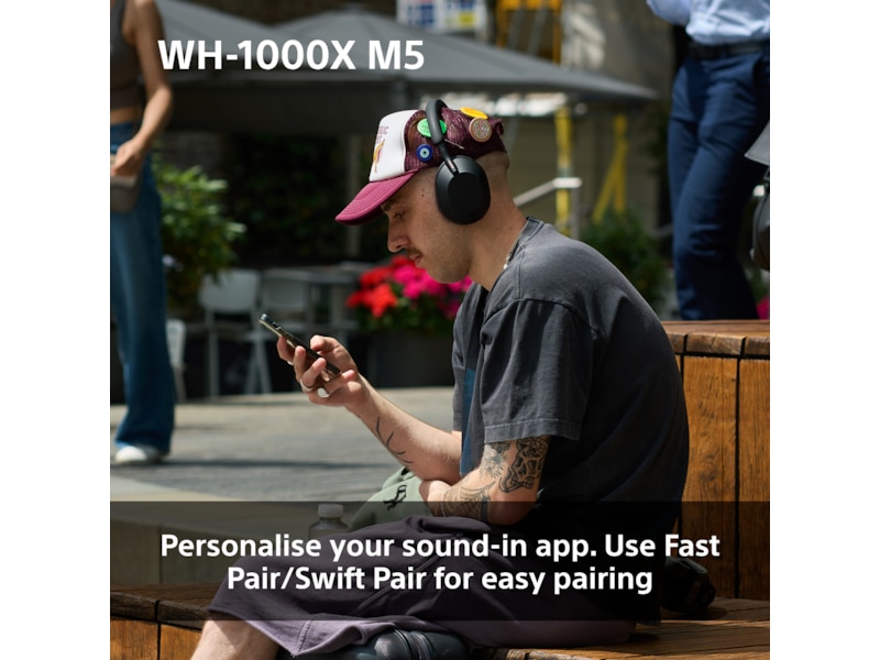 Sony WH-1000XM5 trådløse hodetelefoner, Over-Ear  (sort) Hodetelefoner