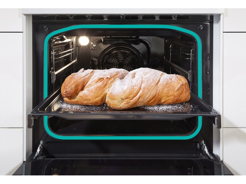 Gorenje GEC6D60WPB glasskeramisk komfyr (hvit) Komfyr