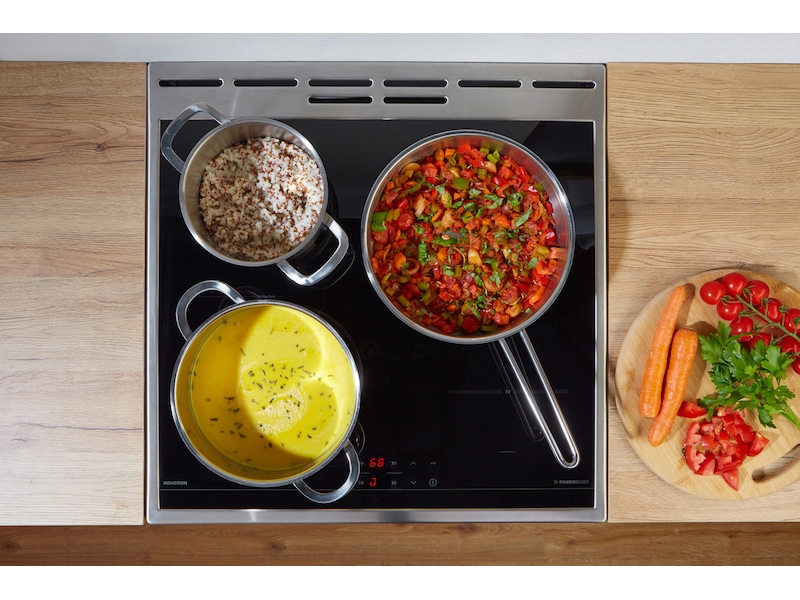 Gorenje GEC6D60WPB glasskeramisk komfyr (hvit) Komfyr