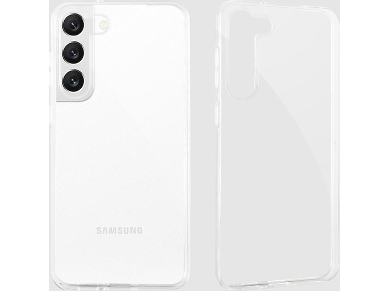 iiglo Galaxy S23+ Silikondeksel (gjennomsiktig) Deksel til mobiltelefon