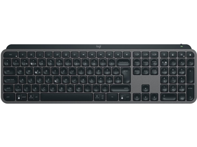 Logitech MX Keys S Trådløst Tastatur (graphite) Tastatur
