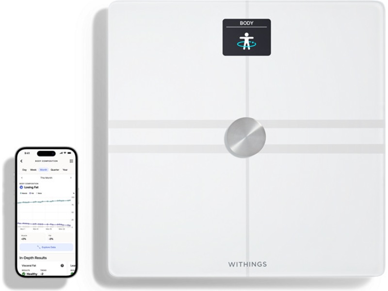 Withings Body Comp Wi-Fi smart badevekt (hvit) Badevekt