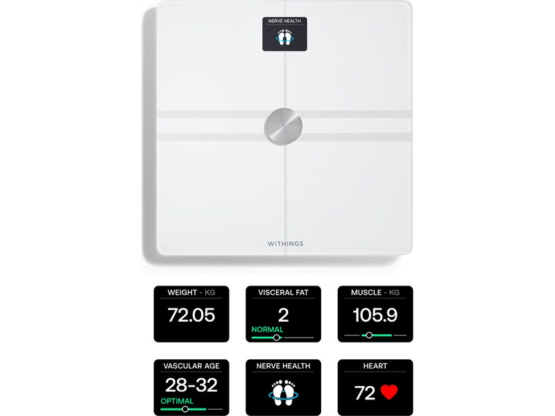 Withings Body Comp Wi-Fi smart badevekt (hvit) Badevekt