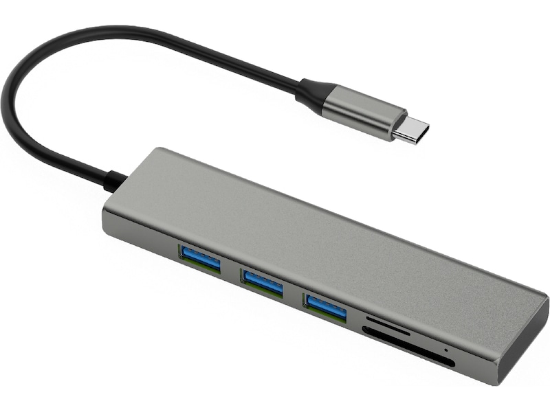 Andersson USB-C Hub (grå) Dockingstasjon & USB-HUB