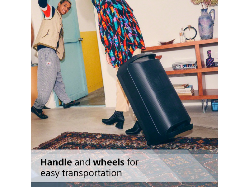 Sony SRS-XV800 Trådløs bærbar høyttaler (sort) Trådløs / Bluetooth-høyttaler