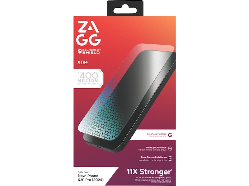 InvisibleShield Glass XTR4 iPhone 16 Pro Max Skjermbeskytter Skjermbeskyttelse