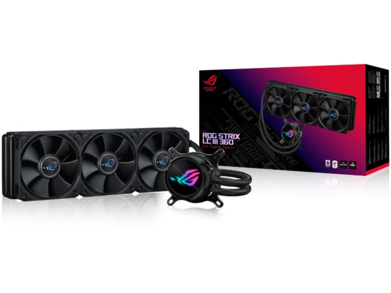 Asus ROG Strix LC III 360 Kjøler (sort) CPU - Vannkjøling