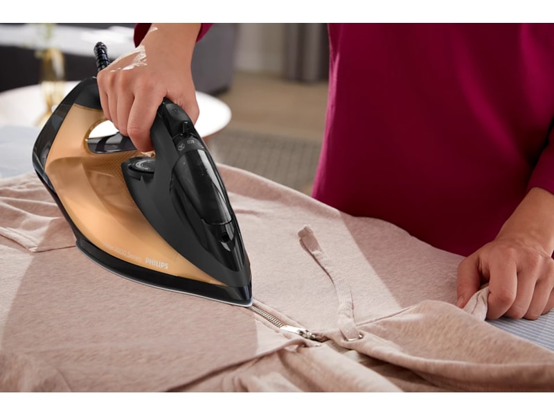 Philips 7000 Series DST7040/81 Dampstrykejern (sort/gull) Strykejern