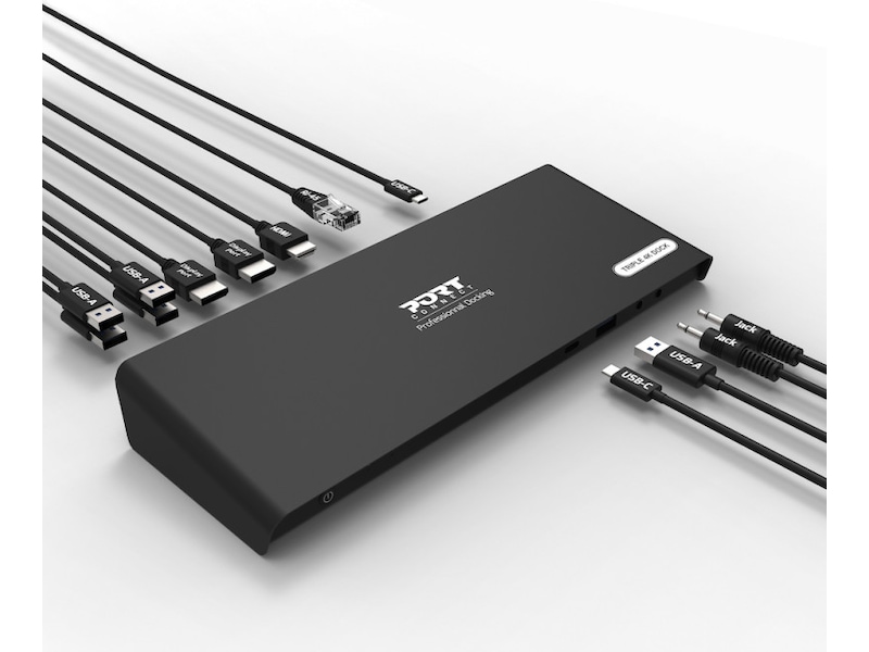 Port Design Docking Station Type C Office 3x4K 85W Dockingstasjon & USB-HUB