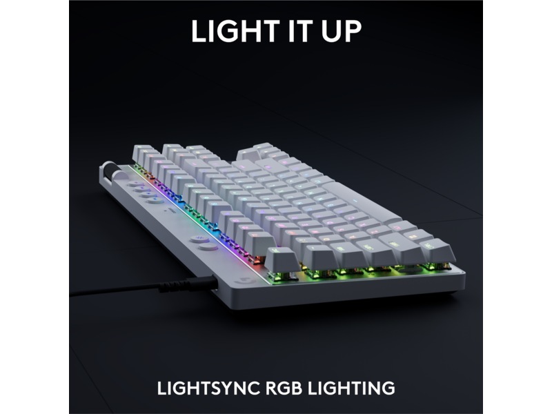 Logitech G Pro X TKL Rapid gamingtastatur (hvit) Gamingtastatur