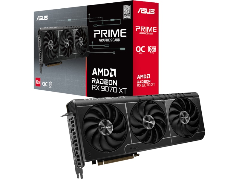 ASUS Prime AMD Radeon RX 9070 XT OC Skjermkort
