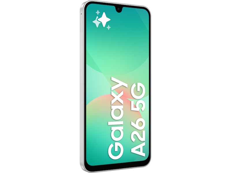 Samsung Galaxy A26 5G 128GB (hvit) Mobiltelefoner