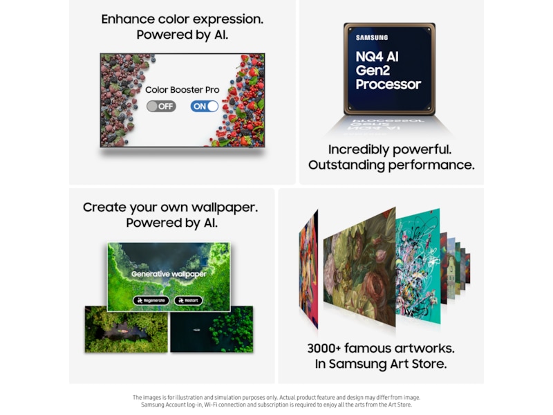 Samsung 65" The Frame LS03FA QLED 4K Smart TV (2025) 60 - 69 tommer TV